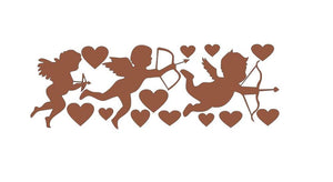 Cartoon Wall Decals Baby Angels Trio