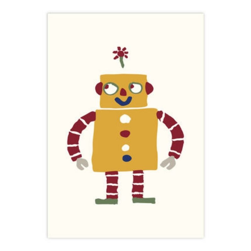 Nursery Soft Area Rug Robot