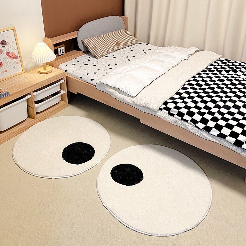 Round Area Rug Big Eyes