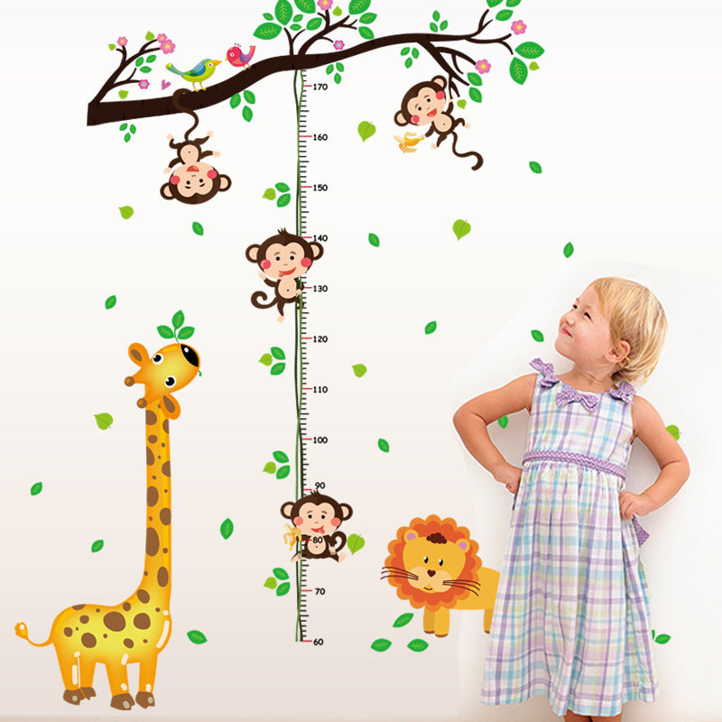 Cartoon Wall Decals Nordic Cute Giraffes