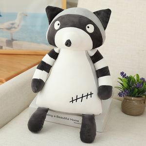 Cuddly hipster stuffed raccoon