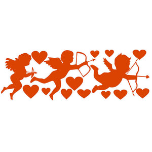 Cartoon Wall Decals Baby Angels Trio