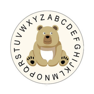 Round Rug ABC Alphabet Animals