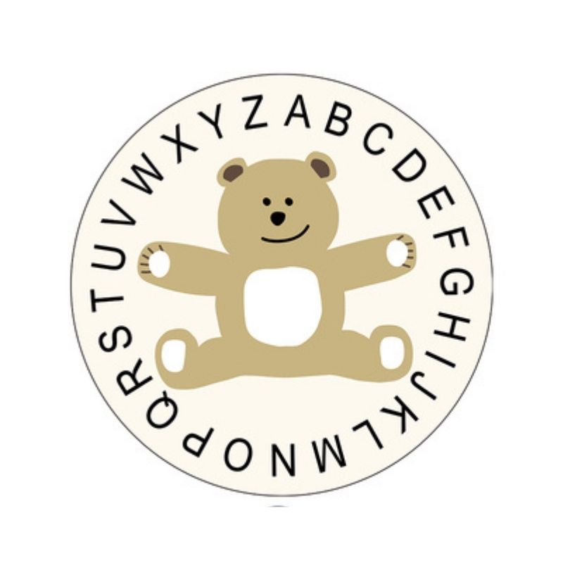 Round Rug ABC Alphabet Animals