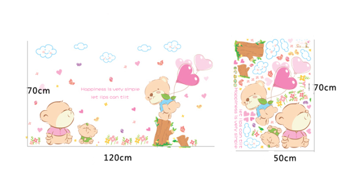 Cartoon Wall Decals Happy Kid Designs