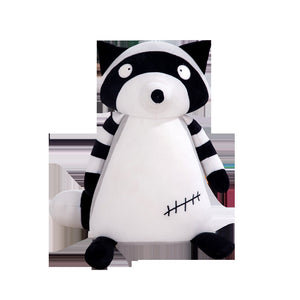 Cuddly hipster stuffed raccoon