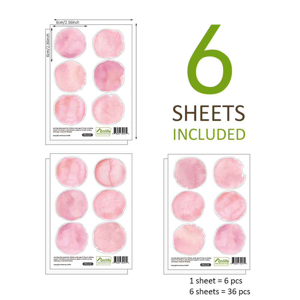 Pattern Wall Decals Watercolor Dots