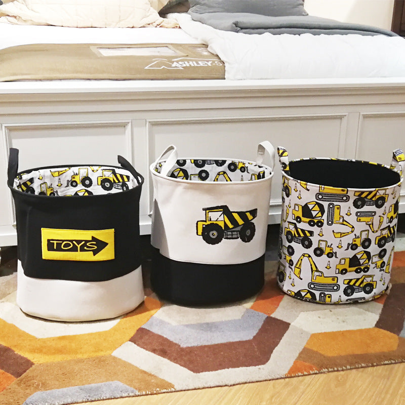Cartoon Toy storage bucket Laundry Hamper