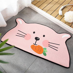 Cartoon Entrance Floor Mat Happy Animals