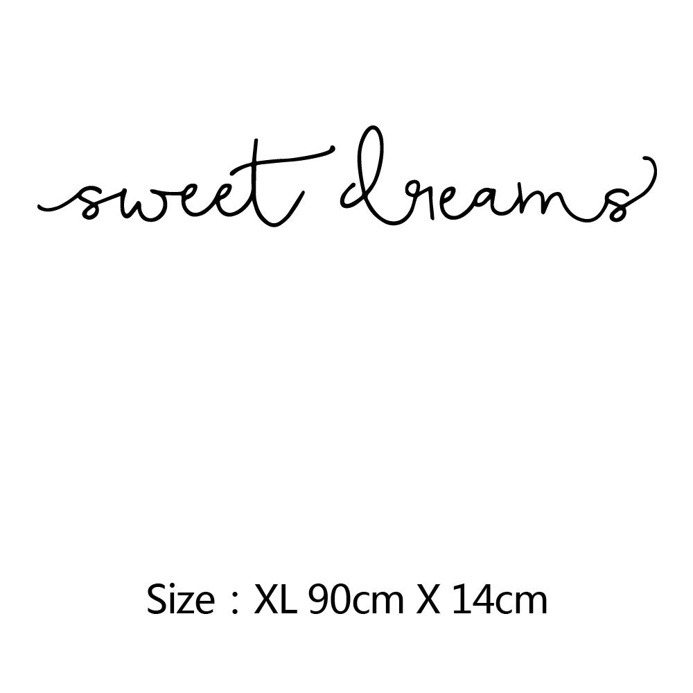 Quote Wall Decal Sweet Dreams