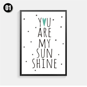 Happy my baby baby poster decoration wall painting