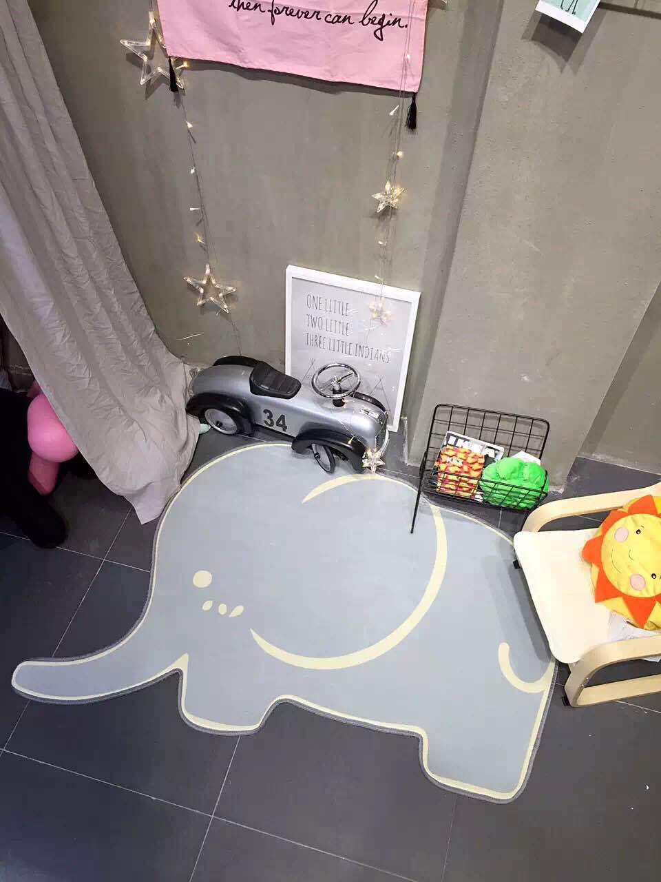 Cartoon Baby Play Mat Happy Animals