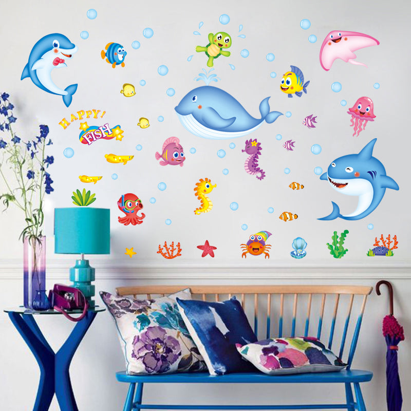Cartoon Wall Decals Happy Kid Designs