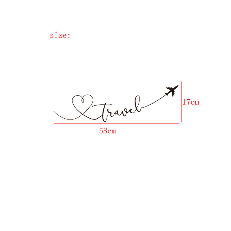 Quote Wall Sticker Travel