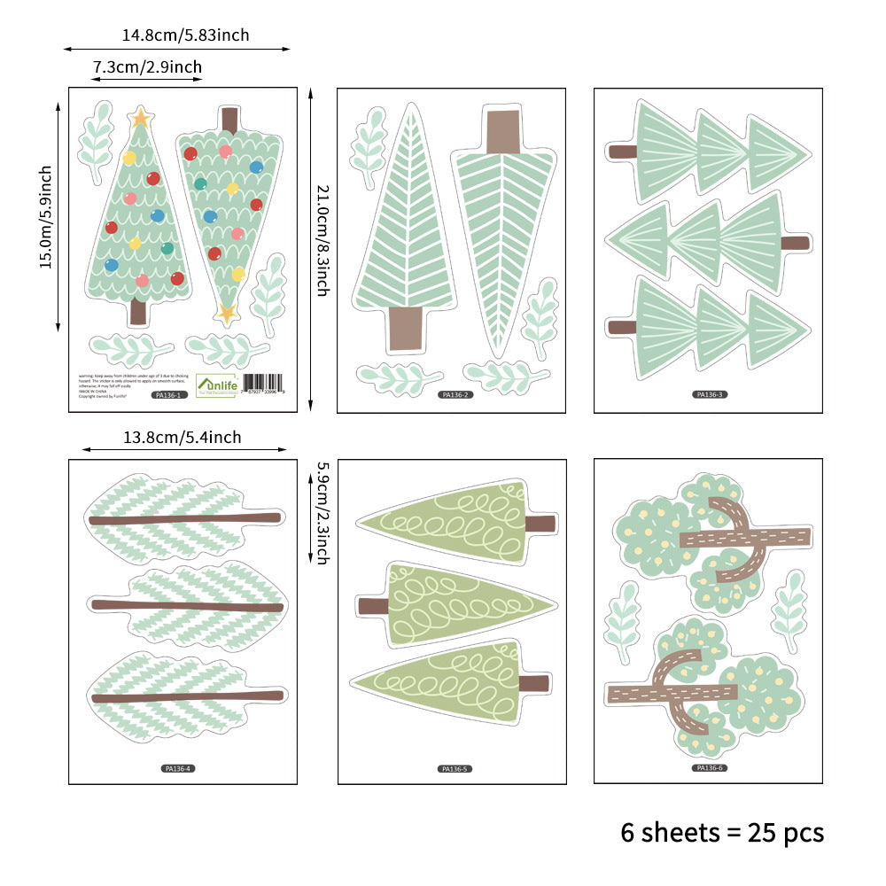 Pattern Wall Decals Forest Animals