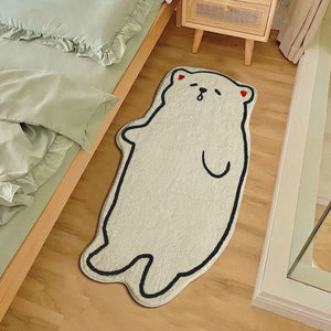 Special-shaped Nursery Rug Cats and Bear