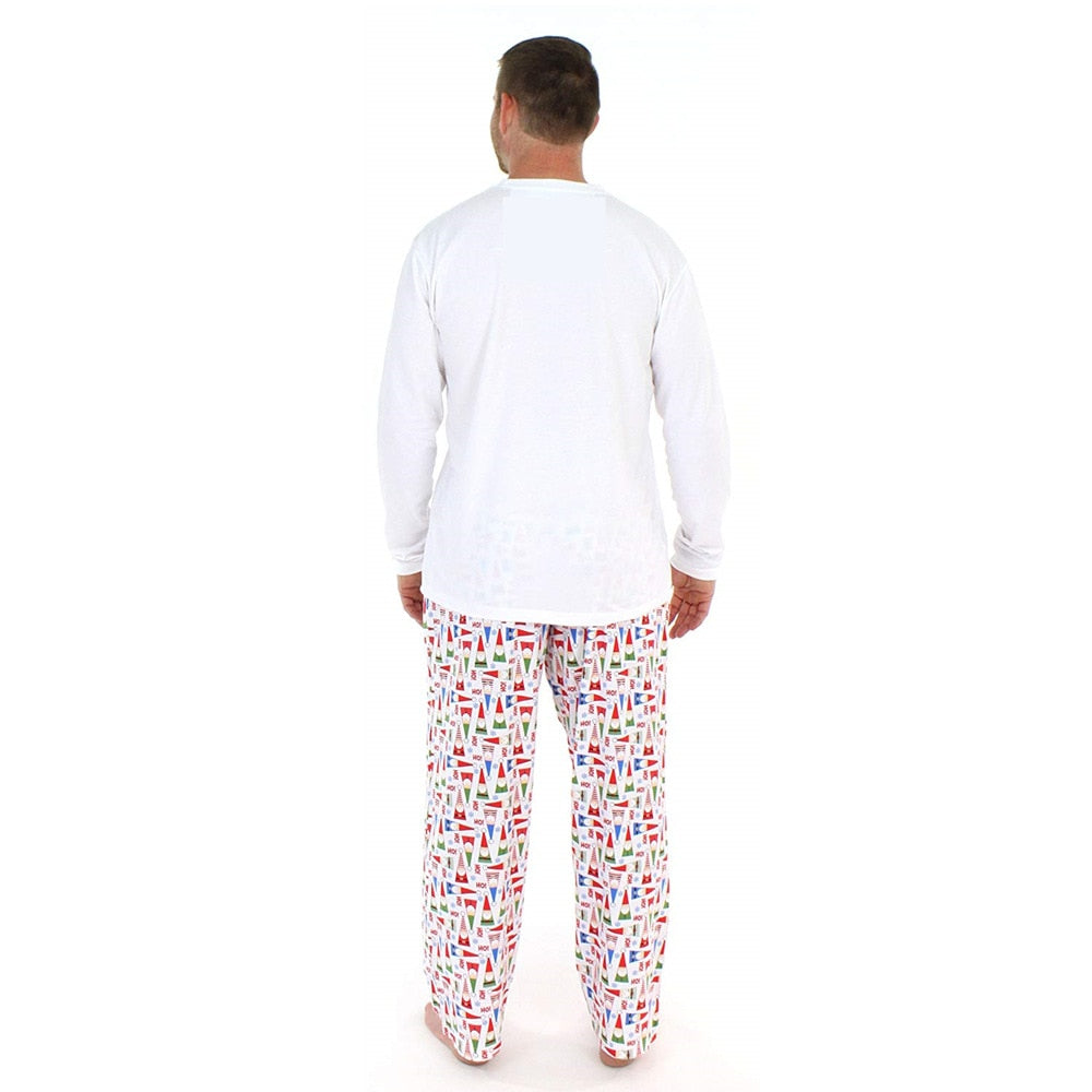 Matching Christmas Pajamas Family Set - Three Santas