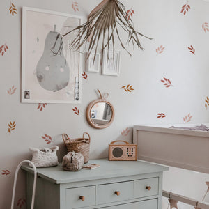 Pattern Wall Decals Boho Leaves