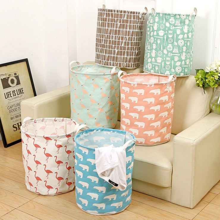 Foldable Laundry Hamper Cute Design