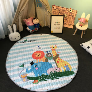 Cartoon Round Crawling Play Mats