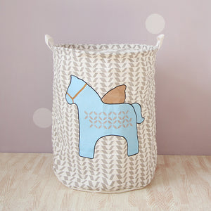 Nursery Toy Storage Barrel Cute Unicorn