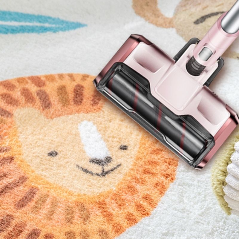 Round Area Rug Cartoon Crocodiles