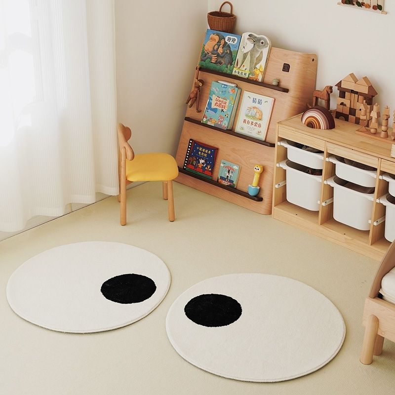 Round Area Rug Big Eyes