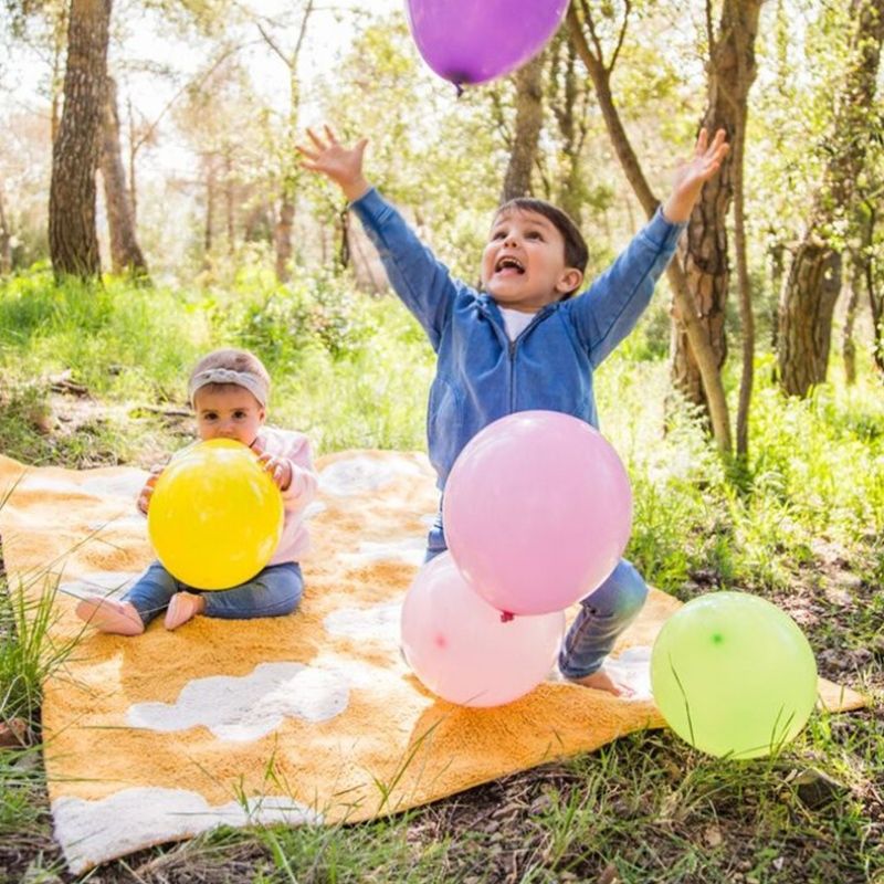 Nursery Soft Area Rug Clouds