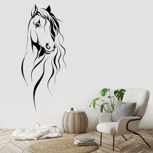 Cartoon Wall Decals Beautiful Horse