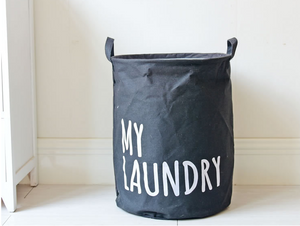 Colorful beam storage bin laundry hamper