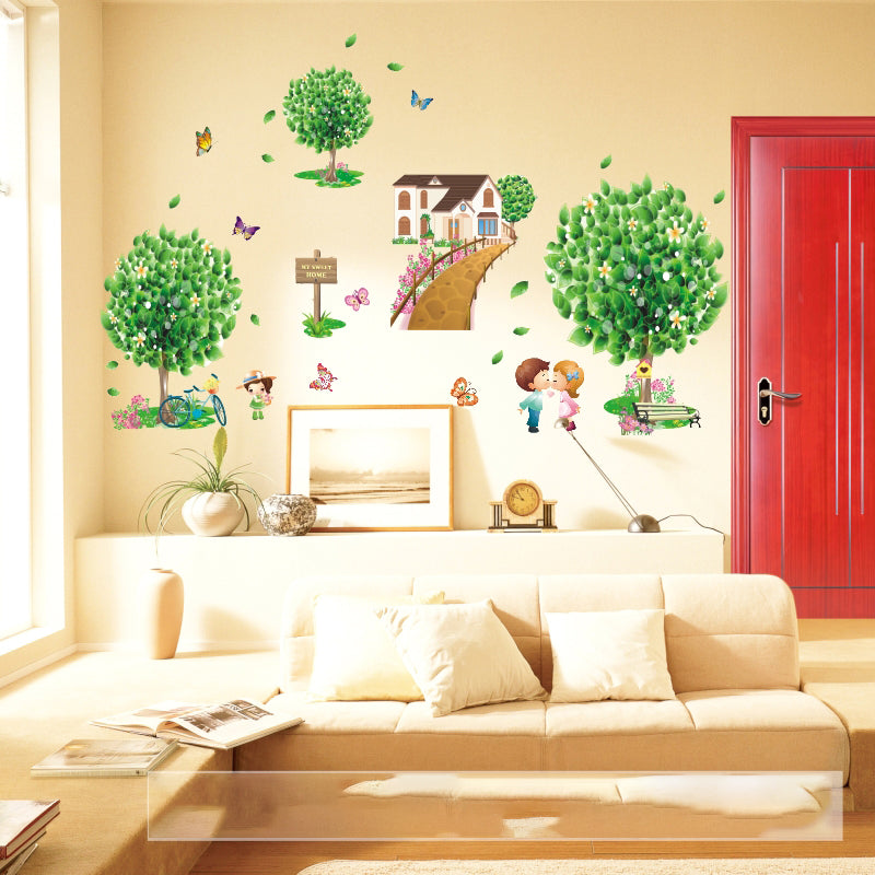 Cartoon Wall Decals Happy Kid Designs