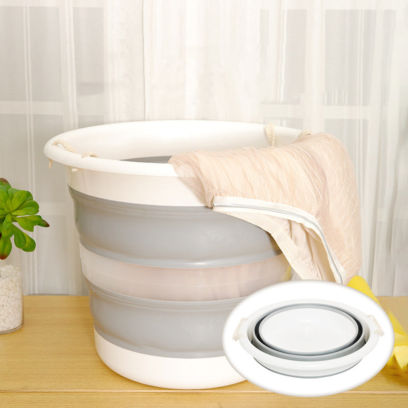 Rectractable 30L Storage Laundry Hamper