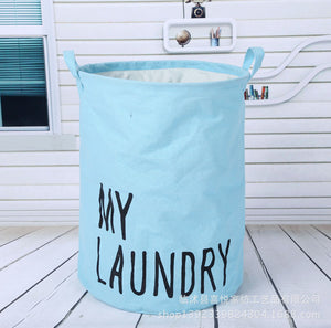 Colorful beam storage bin laundry hamper