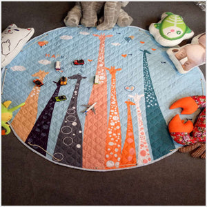 Cartoon Round Crawling Play Mats