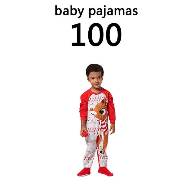 Matching Christmas Pajamas Family Set - Baby Deer