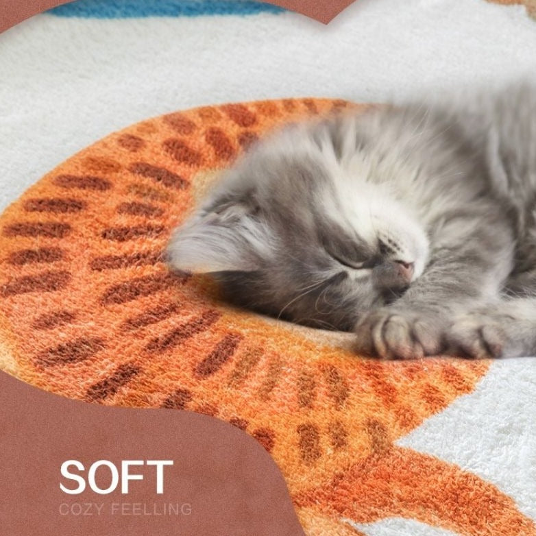 Round Area Rug Cartoon Crocodiles