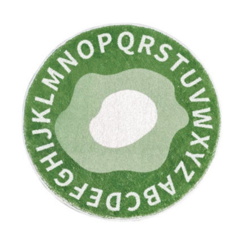 Round Rug Circle ABC Alphabet