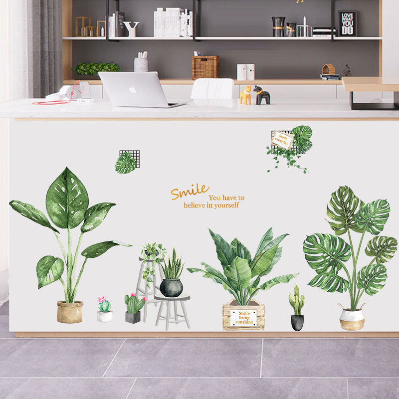 Nordic Wall Decals Garden Plants