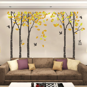Wall Decals Birds Forest