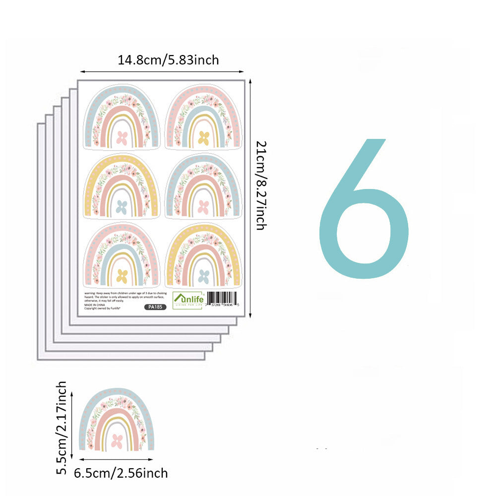 Pattern Wall Decals Nordic Rainbows