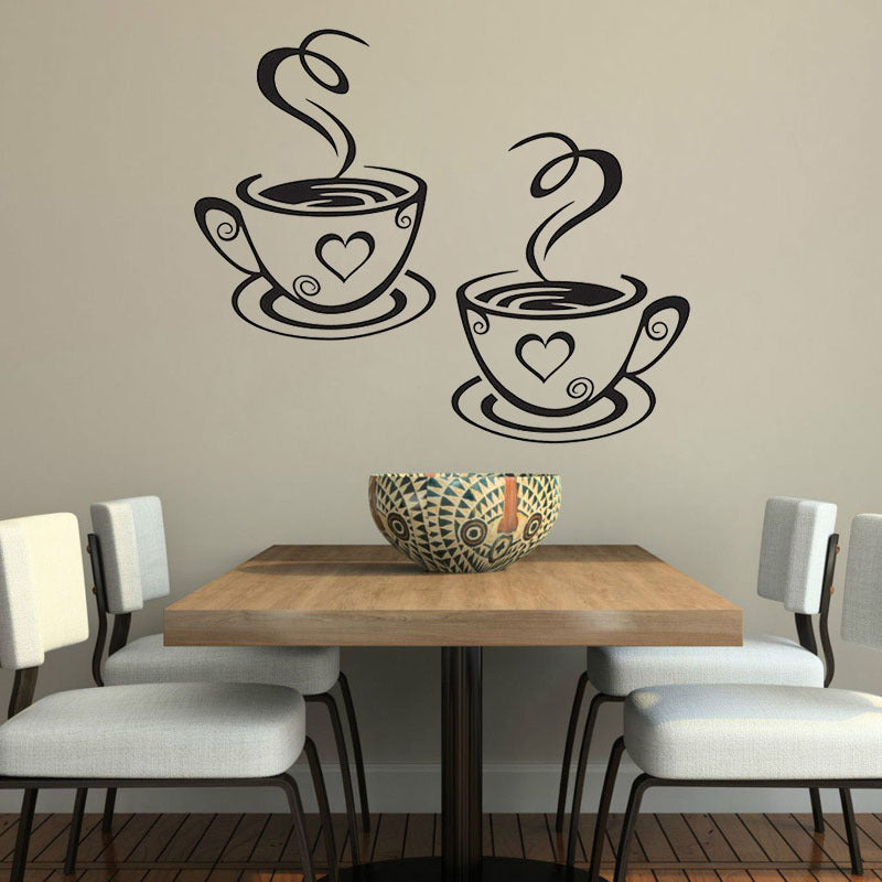 Wall Decals Coffee Cups