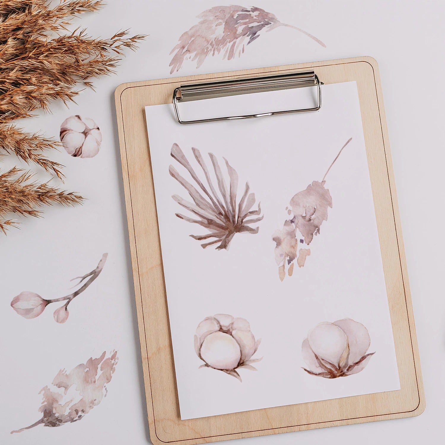 Botanical Wall Decals Flowers