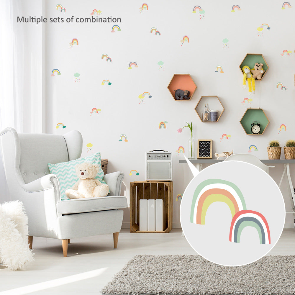 Pattern Wall Decals Rainbows