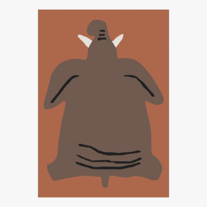 Nursery Soft Area Rug Flat Animals