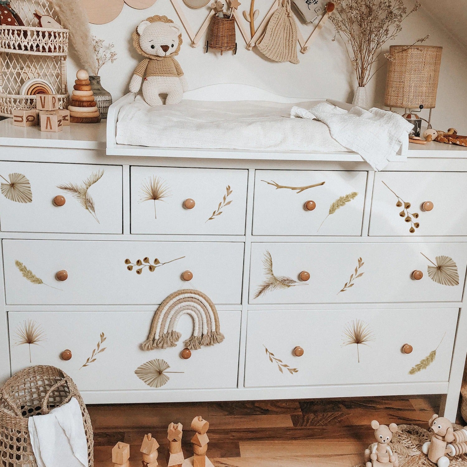 Botanical Wall Decals Flowers