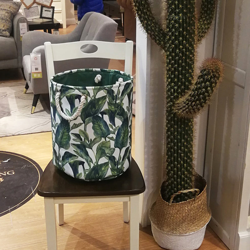 Green Leaf Hamper Storage Box