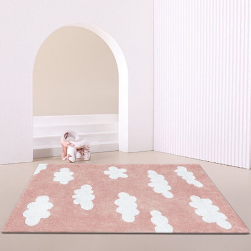 Nursery Soft Area Rug Clouds