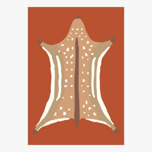 Nursery Soft Area Rug Flat Animals