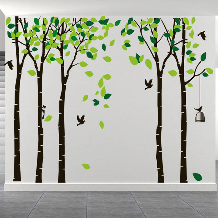 Wall Decals Birds Forest