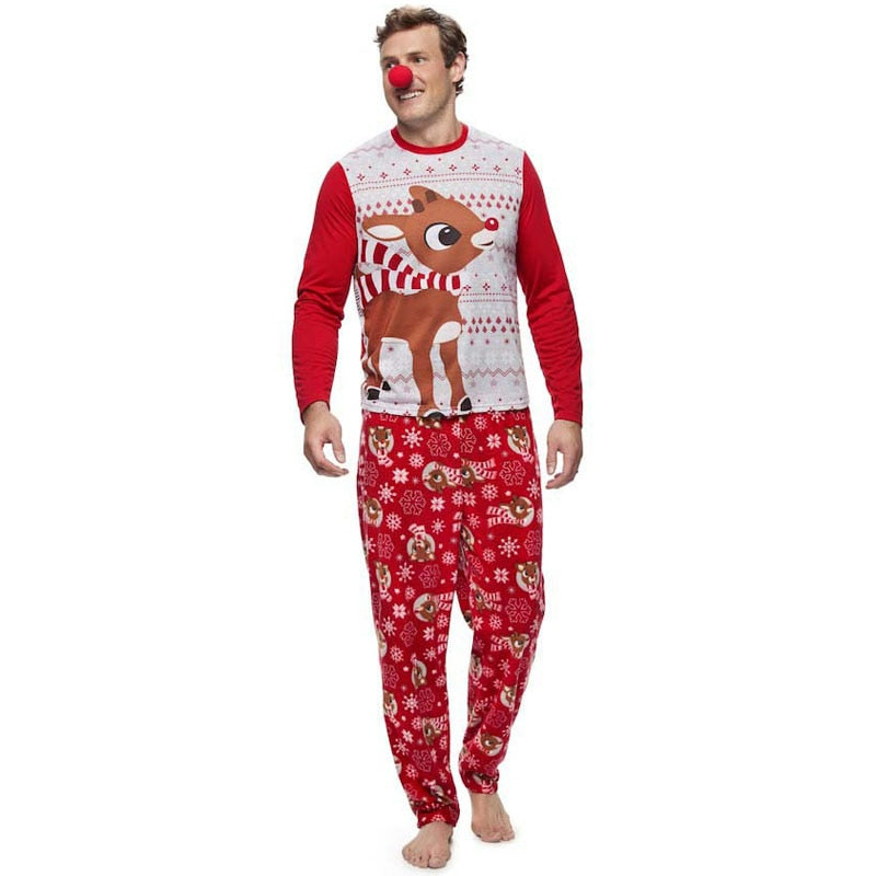 Matching Christmas Pajamas Family Set - Baby Deer